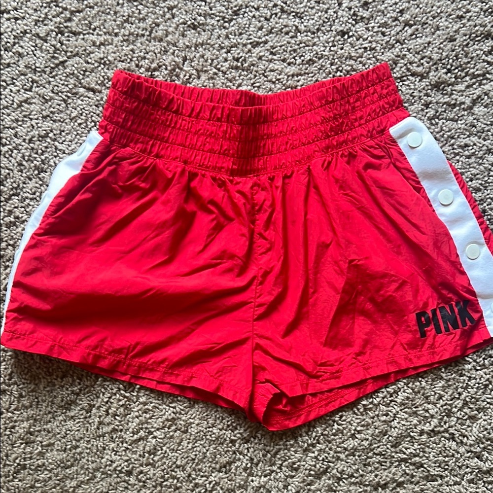 NWOT: PINK Victoria's Secret Red Athletic Shorts size XS